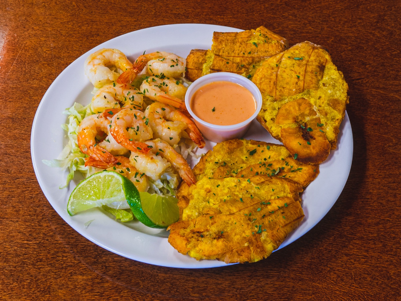 Camarones en Salsa Criolla — 787 Restaurant and Bar, El Paso