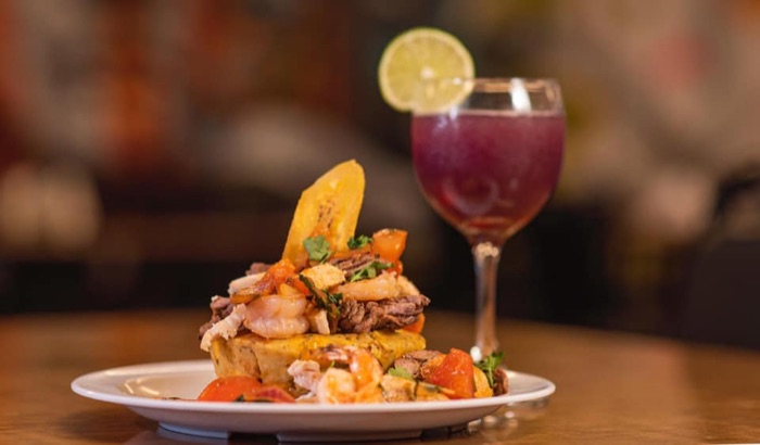 Mofongo — Puerto Rican fried plantains at 787 Restaurant El Paso