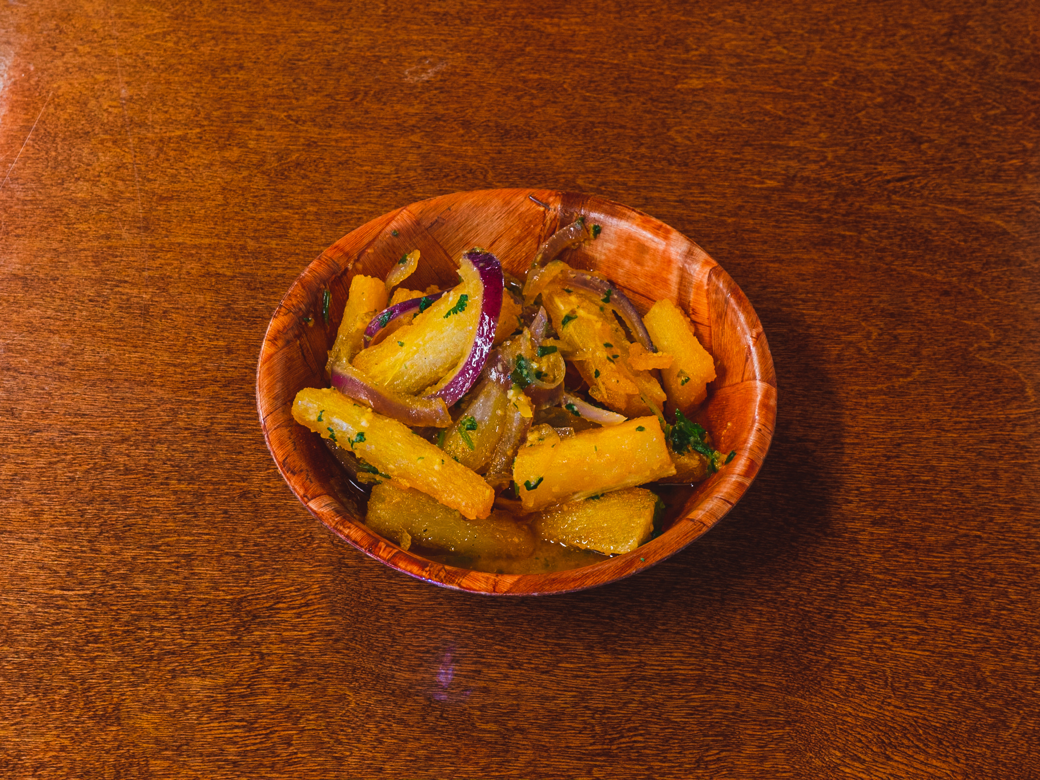 Yuca Encebollada